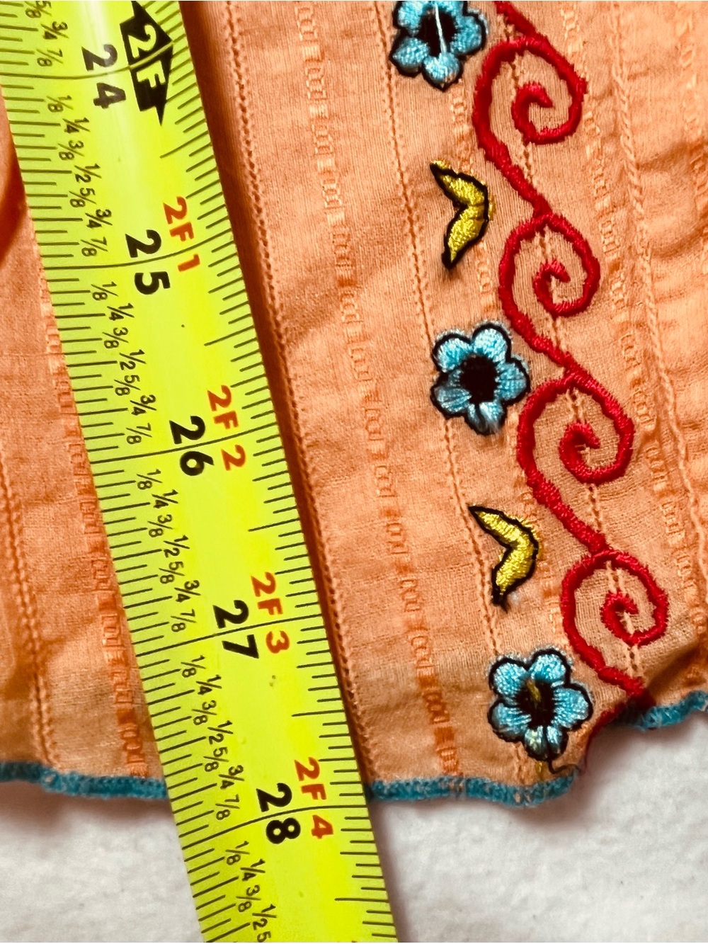 Vintage Roper Embroidered Western Shirt 100% Cotton Boho Medium - Picture 12 of 14